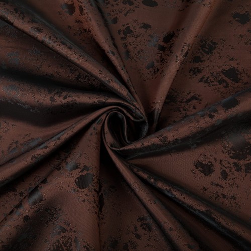 Ткань подкладочная "Gamma"   Taffeta с рисунком   ФАСОВКА   JTR   52\% полиэстер, 48\% вискоза   100 х  145 см ± 2 см №064 т.коричнево-коричневый