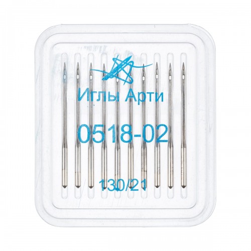 Иглы для пром. шв. машин "АРТИ"   518-02 (№90-150)   10 шт  СК/Распродажа №130