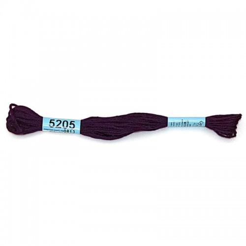 Нитки для вышивания "Gamma"    мулине  ( 3173-6115 )  100\% хлопок   24 x  8 м №5205 т.т.фиолетовый