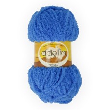 Пряжа ADELIA "SOFIA"   100\% полиэстер   10 шт. х  50 г  90 м ± 6 м №24 синий