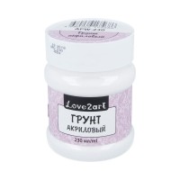 "Love2art"   грунт акриловый   APW-230   230 мл белый