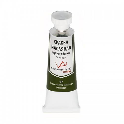 Краска масляная "VISTA-ARTISTA"   Studio   VAMP-45   45 мл  3 шт. 27 Темно-зеленый оливковый (Duck Green)