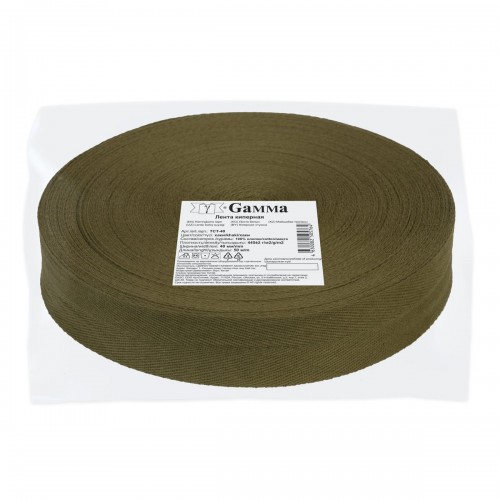Лента киперная   40 мм  TCT-40   50 м хаки/khaki