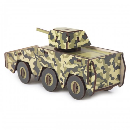 "REZARK"   ST0395   Серия "Военная техника" Пазл 3D   28 элемент. Бронетранспортер