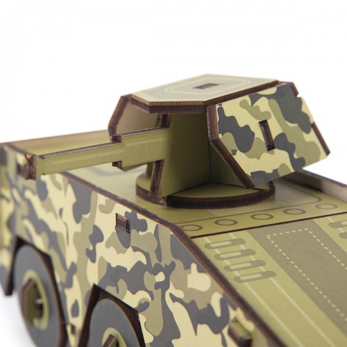 "REZARK"   ST0395   Серия "Военная техника" Пазл 3D   28 элемент. Бронетранспортер