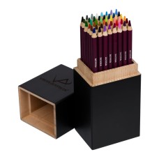 "VISTA-ARTISTA"   "Gallery"   WOOD-48   Набор цветных карандашей в деревянном пенале из твердых пород дерева   заточенный   48 цв. .