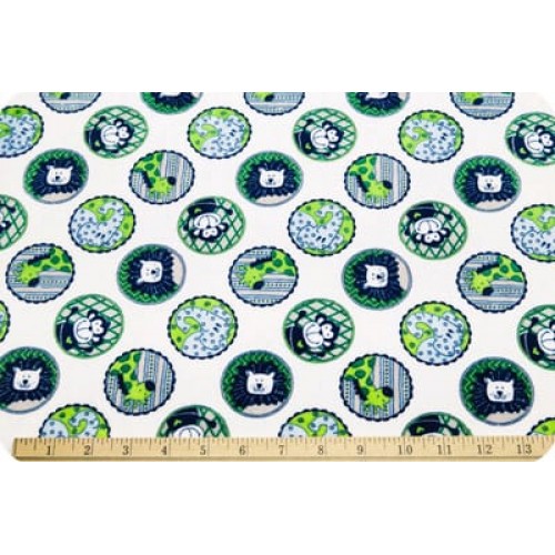"Shannon Fabrics"   Плюш   DB BORN TO BE WILD  шир. 150 см ± 2 см  440 г/кв.м ± 5   100\% полиэстер buddies blue