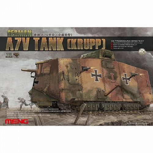 "MENG"   TS-017   "танк" A7V TANK(KRUPP) 1/35
