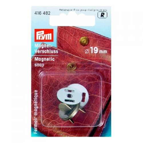 "PRYM"   416482   Застежка магнитная   19 мм  в блистере   СК/Распродажа под состаренную латунь