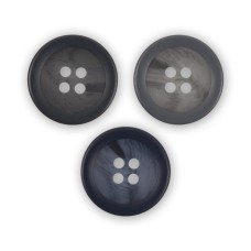 Пуговица костюмная с проколами "Gamma"   RVC 0009   24 " ( 15 мм)  24 шт № D192 серый