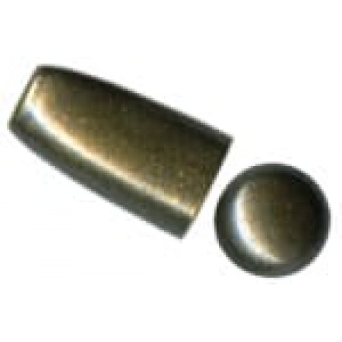 Концевик   пластик   "Micron"   DB 4400  d 3 мм  в пакете   72 шт №01 черный