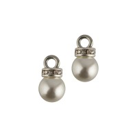 Бусина "Zlatka"   пластик   JJB-02   8 мм  5 х  2 шт №01 Жемчужный