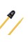 Спицы  PRYM 218402   прямые   пластик  d 4.0 мм  17 см  2 шт желтые