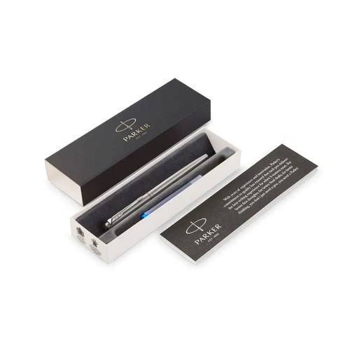 "PARKER"   Ручка перьевая JOTTER Stainless Steel CT 2030946 корпус из нержавеющей стали, синие чернила