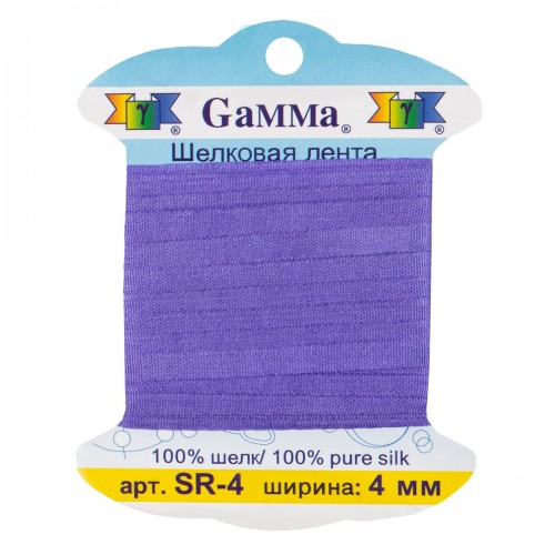 "Gamma"   шелковая   SR-4   ФАСОВКА   0.2 -  4 мм  9.1 м ± 0.5 м №106 бордовый