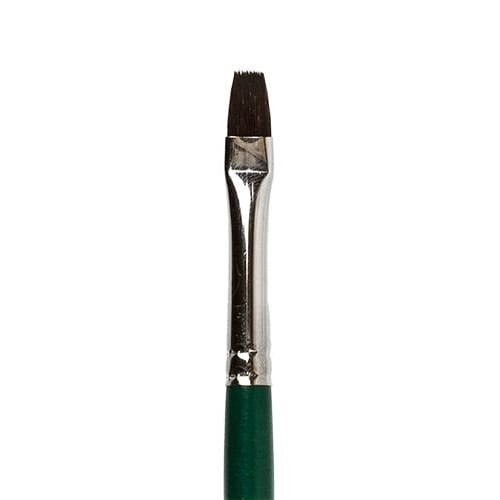 Кисть "Green Line" "VISTA-ARTISTA"   90212-02   имитация белки   плоская   5 шт  короткая ручка №02
