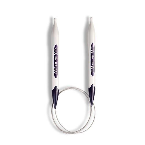 Спицы  PRYM 215814   круговые Ergonomics   пластик  d 12.0 мм  80 см  1 шт  СК/Распродажа .