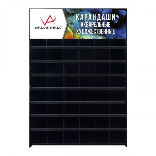"VISTA-ARTISTA"   Стенд для Цветных карандашей  INTENSE VICP на 48 ячеек   VATO-15 .