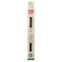 Для вязания "PRYM"   223722   крючок тунисский съемный "Natural"   береза  d 4.0 мм  в картонной упаковке с европодвесом .