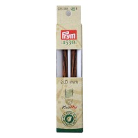Спицы  PRYM 223308   съемные длинные "Natural"   береза  d 6.0 мм  11.6 см  2 шт .