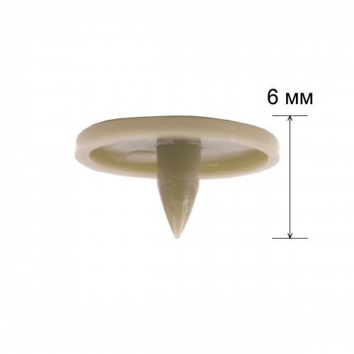 Кнопка "Micron"   POM-10/500   Кнопки пластиковые   пластик  d 10 мм  500 шт. № 014 серый