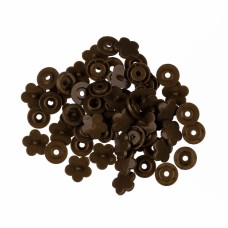 Кнопка "Micron"   POM-12 FL   Кнопки пластиковые   пластик  d 12 мм  15 шт. № 015 коричневый