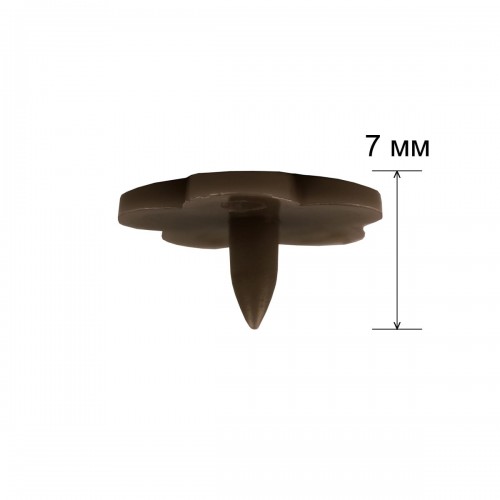 Кнопка "Micron"   POM-12 FL   Кнопки пластиковые   пластик  d 12 мм  15 шт. № 015 коричневый