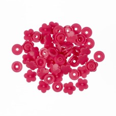 Кнопка "Micron"   POM-12 FL/500   Кнопки пластиковые   пластик  d 12 мм  500 шт. № 010 ярко розовый
