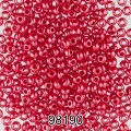 Бисер Чехия круглый 4 10/0 2.3 мм 500 г 98190 (Ф224) красный