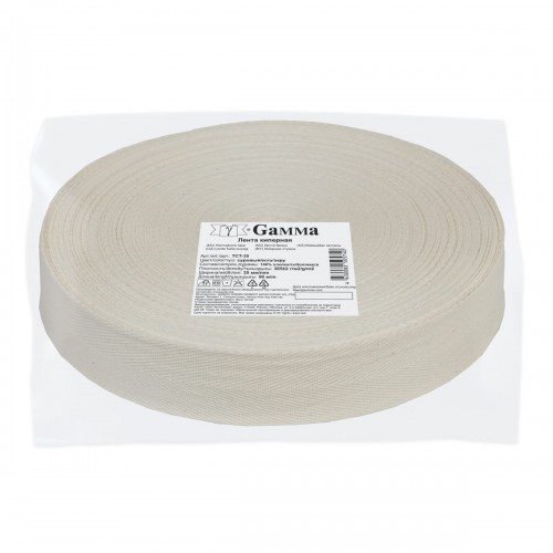 Лента киперная   35 мм  TCT-35   50 м суровый/ecru