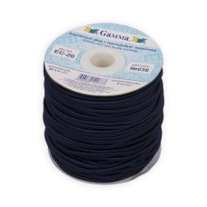Шнур "Gamma"   2 мм  EC-20   эластичный   50 м ± 0.5 м №038 т.синий