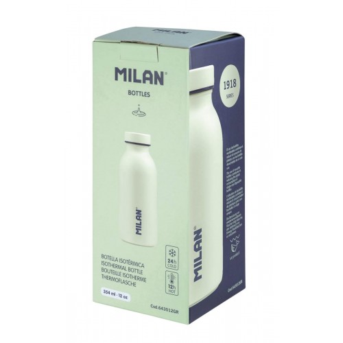 "Milan"   1918   Бутылка металлическая для напитков   354 мл зеленый 643012GR