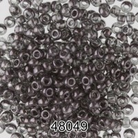 Бисер Чехия круглый 4   10/0   2.3 мм  500 г 48049 (Ф250) серый