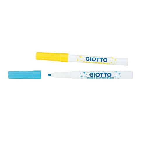 "Giotto"   Блестящие фломастеры Turbo Maxi Glitter с глиттером   6 цв F426600