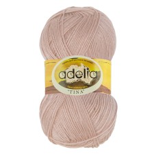 Пряжа ADELIA "TINA"   100\% акрил   5 шт. х  100 г  308 м ± 10 м №081 св.бежевый