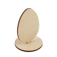 Заготовка для декорирования "Mr. Carving"   КЛ-04   Яйцо на подставке   фанера   5.5  х 5.5 х  8.5 см .