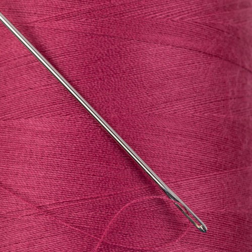 Швейные нитки (полиэстер) 40/2   "Nitka"  ( 101-200 )  4570 м №166 т.розовый