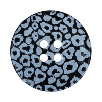 Пуговица костюмная с проколами "Gamma"   GX 0034   24 " ( 14 мм)  12 шт  № А008 черный