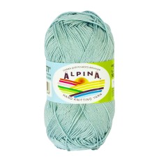 Пряжа ALPINA "SATI" 2   100\% мерсеризованный хлопок   10 шт. х  50 г  170 м ± 10 м №063 св.бирюзовый
