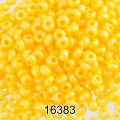Бисер Чехия круглый 4 10/0 2.3 мм 500 г 16383 (Ф307) т.желтый