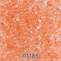 Бисер Чехия круглый 5   10/0   2.3 мм  500 г 01185 (Ф342) т.оранжевый