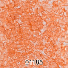 Бисер Чехия круглый 5   10/0   2.3 мм  500 г 01185 (Ф342) т.оранжевый
