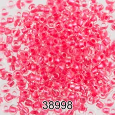 Бисер Чехия круглый 5   10/0   2.3 мм  500 г 38998 (Ф375) розовый