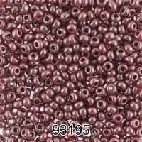 Бисер Чехия круглый 7   10/0   2.3 мм  500 г 93195 (Ф472) коричневый
