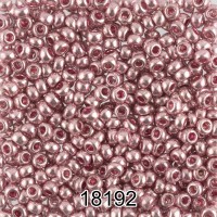 Бисер Чехия круглый 6   10/0   2.3 мм  500 г 18192 (Ф444) т.розовый/металлик