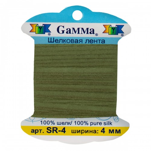 "Gamma"   шелковая   SR-4   ФАСОВКА   0.2 -  4 мм  9.1 м ± 0.5 м №216 зеленый