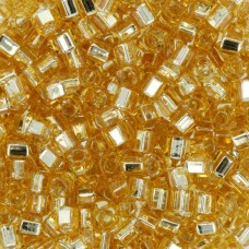 Бисер Япония "TOHO" CUBE №2   1.5 мм  5 х  5 г №0022 св.золотистый