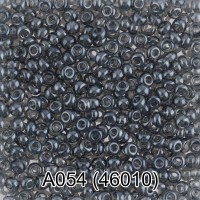 Бисер Чехия "GAMMA" круглый 1   10/0   2.3 мм  50 г  1-й сорт A054 серый ( 46010 )