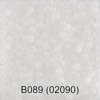 Бисер Чехия "GAMMA" круглый 2   10/0   2.3 мм  10 х  5 г  1-й сорт B089 белый ( 02090 )