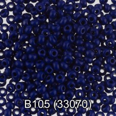 Бисер Чехия "GAMMA" круглый 2   10/0   2.3 мм  50 г  1-й сорт B105 т.васильковый ( 33070 )